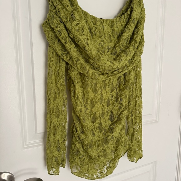 ZARA Off shoulder lace top size S - Picture 11 of 16